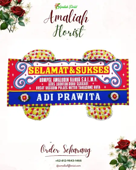 Papan Bunga Ucapan Selamat Sadarkarya